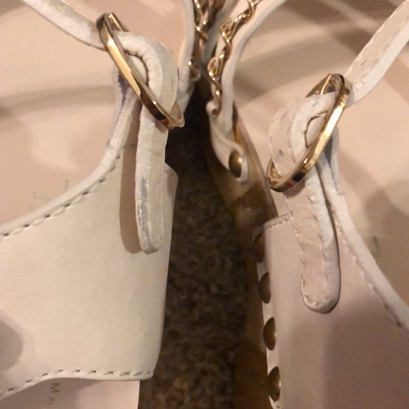 Authentic Chanel resin platforms calfskin chain 38.5 - Picture 10 of 12